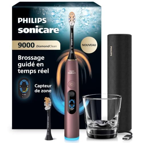 Brosse à dents électrique Philips Sonicare DiamondClean 9000 Mauve satiné HX9214/85