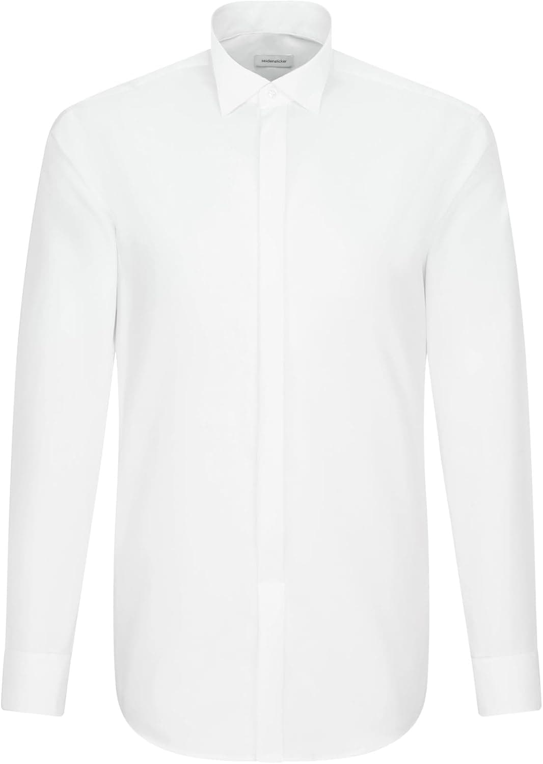 Chemise business Seidensticker pour homme - coupe classique - sans repassage - col à rabat - manches longues - poignets à revers - 100 % coton