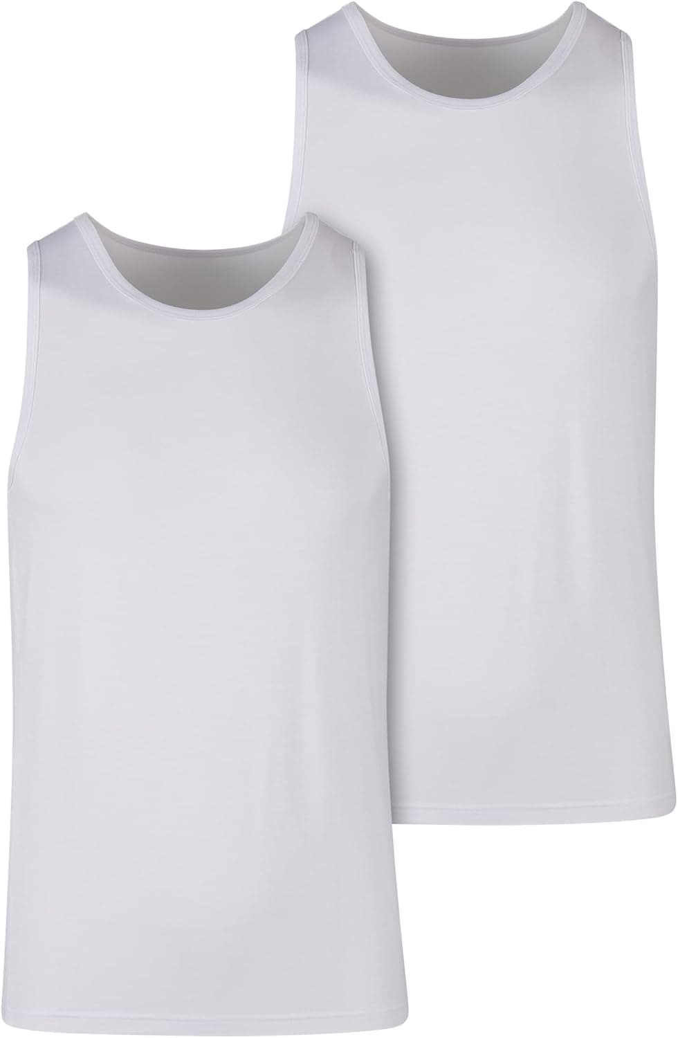 Urban Classics Bambou Débardeur Basique - Lot de 2 Homme Débardeur Noir Regular/Coupe Standard