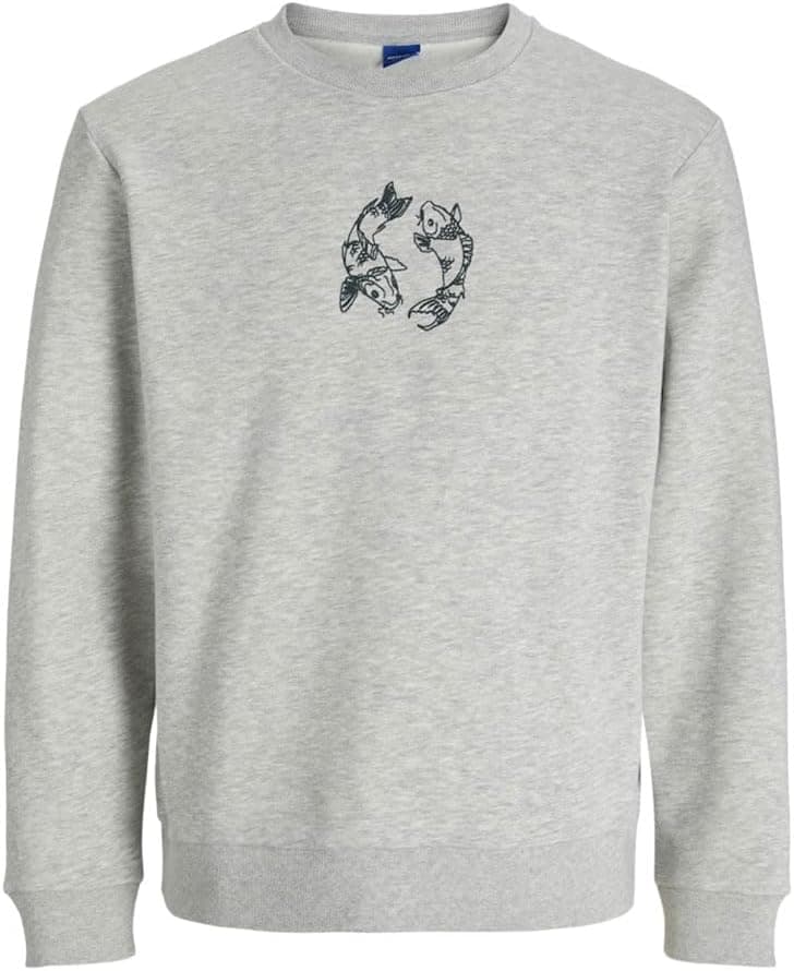 JACK & JONES Jorkoi EMB Sweat C.N Ft Styd Aw24 Homme