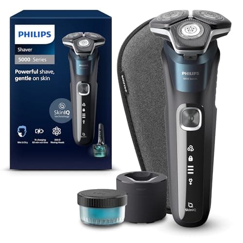 Philips Rasoir Électrique Series 5000 S5889/50 Wet & Dry Bleu Électrique
