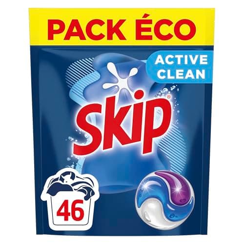 Skip - Lessive Capsules Tout en 1 Active Clean - 46 Lavages