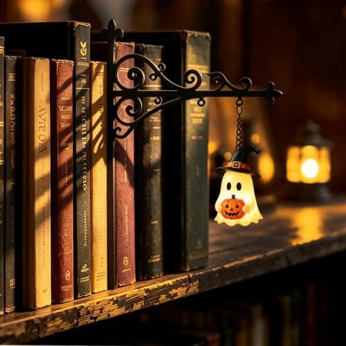 Lanterne de bibliothèque décorative LED style vintage