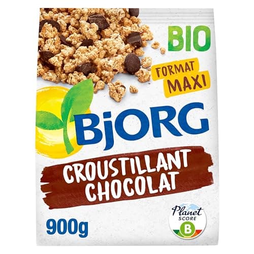 Bjorg Céréales Croustillant Chocolat Noir Bio 900 g