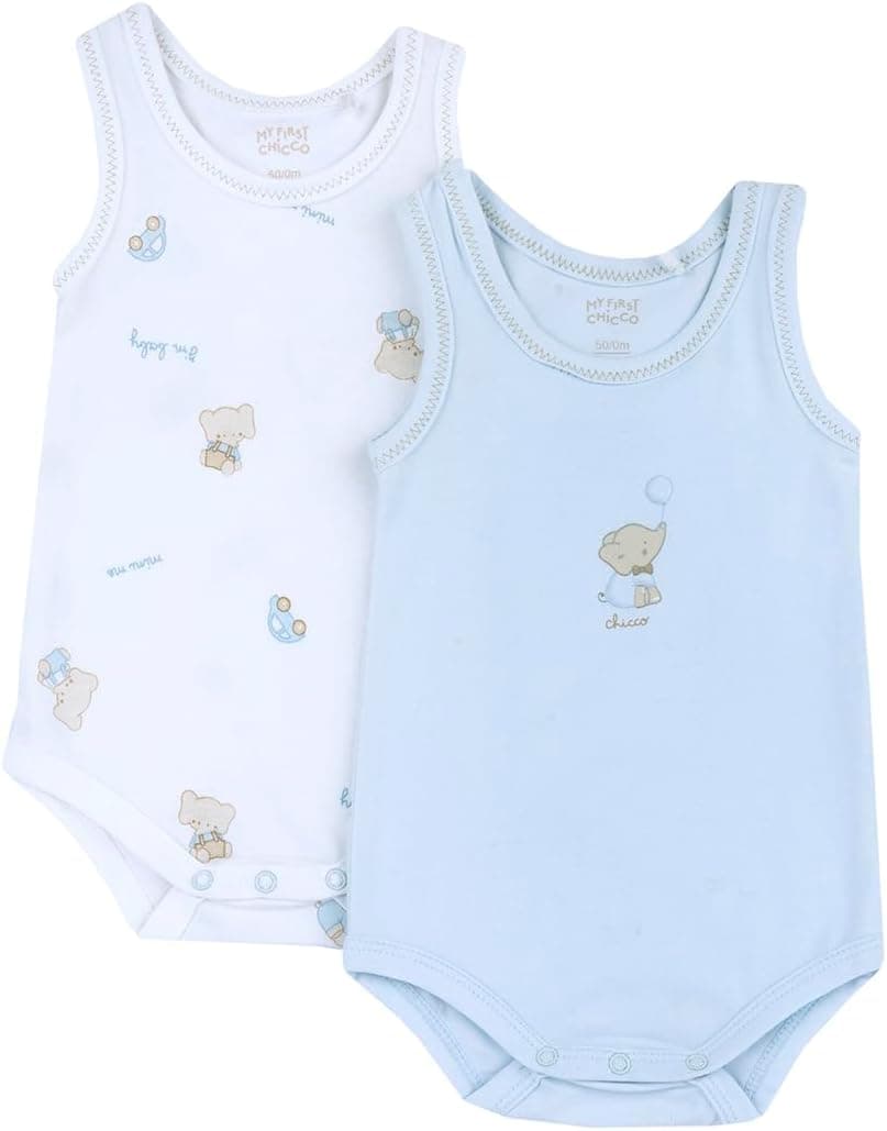 Chicco, Body Bébé et Bébé, Sans Manche, avec Ouverture Confortable À Rabat, Conçu en Italie, Vêtements Bébé et Bébé 0-24 Mois, Idées Cadeau Naissance