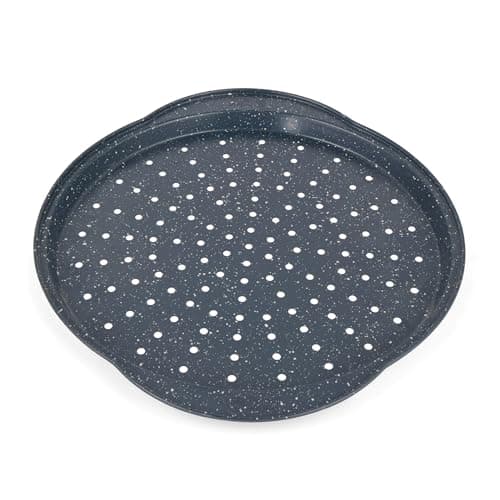 Russell Hobbs Nightfall Stone Plaque à Pizza Antiadhésive 37 cm Acier au Carbone Bleu