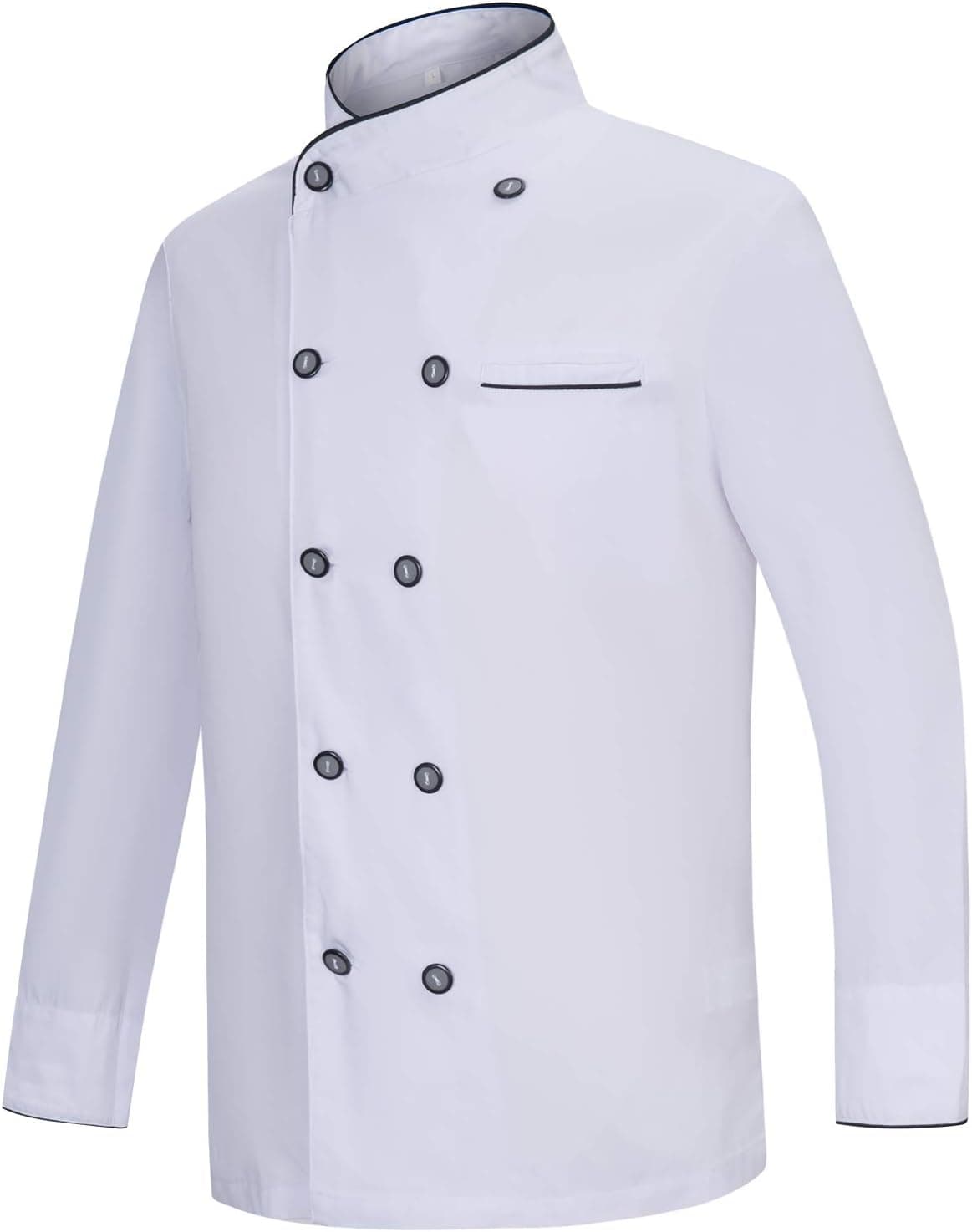 Misemiya - UNIFORME CHEF VESTES MONSIEUR MANCHES LONGUES - Ref.842B