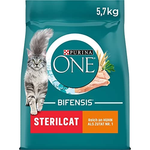 PURINA One BIFENSIS Croquettes pour Chats Stérilisés Riche en Poulet 5,7 kg