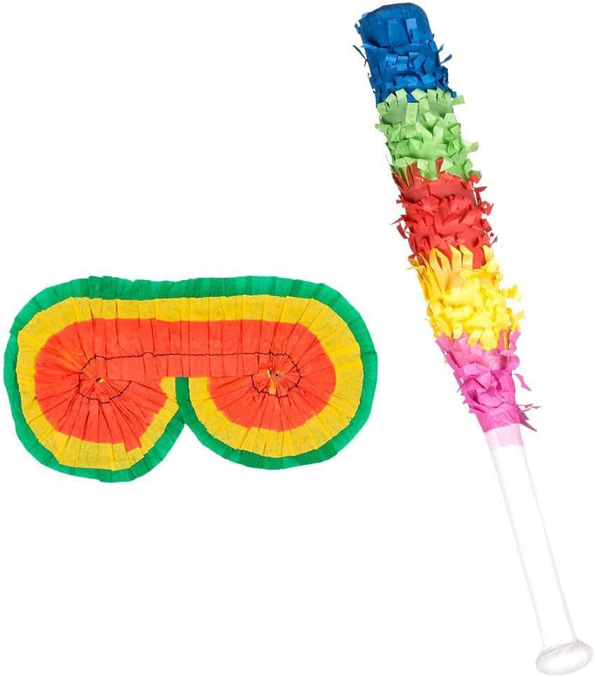Set Pignatta Fiesta Mexico (masque et bâton)