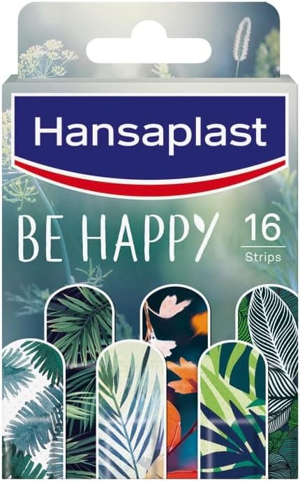 Hansaplast Boite de 16 Pansements Edition Limitée Motif Be Happy