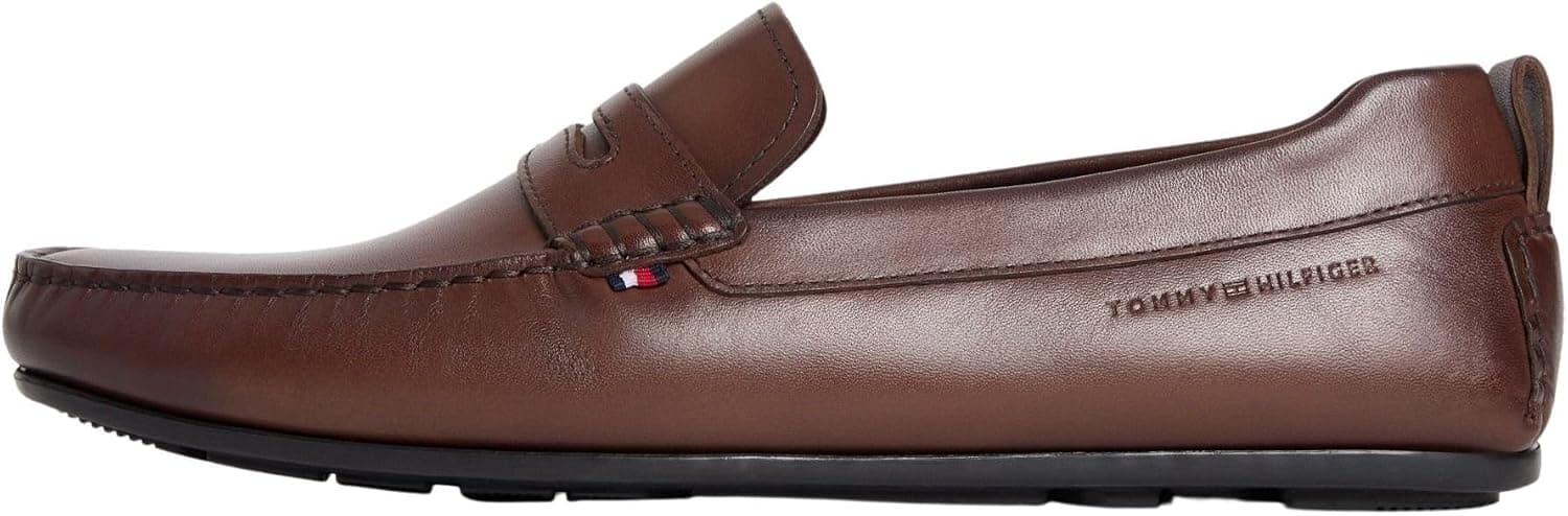 Tommy Hilfiger Core Hilfiger Leather Driver Fm0fm05790 Chaussures de conducteurHomme
