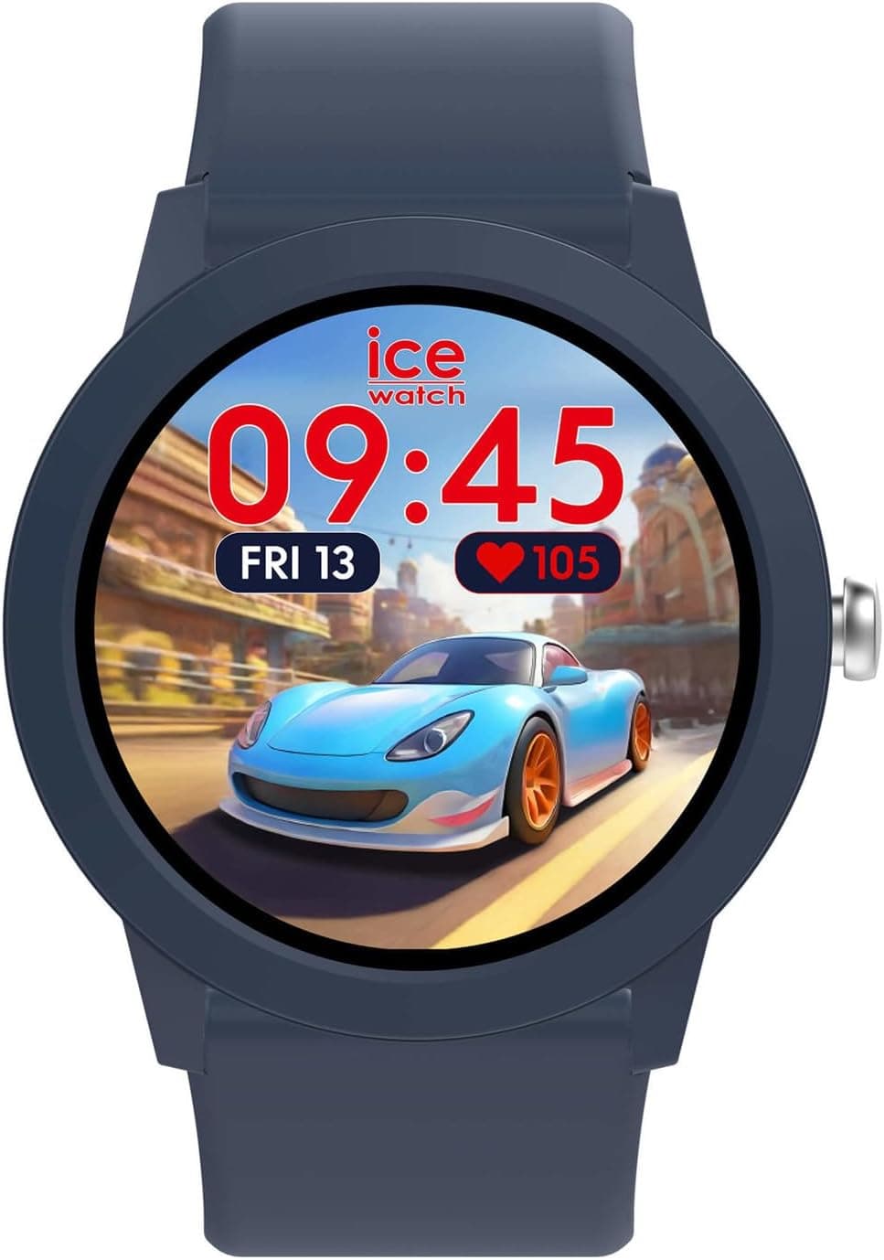 Ice-Watch - Ice Smart Junior 3.0 - Montre connectée Ronde pour Enfant avec Bracelet en Silicone (1.19 Pouces)