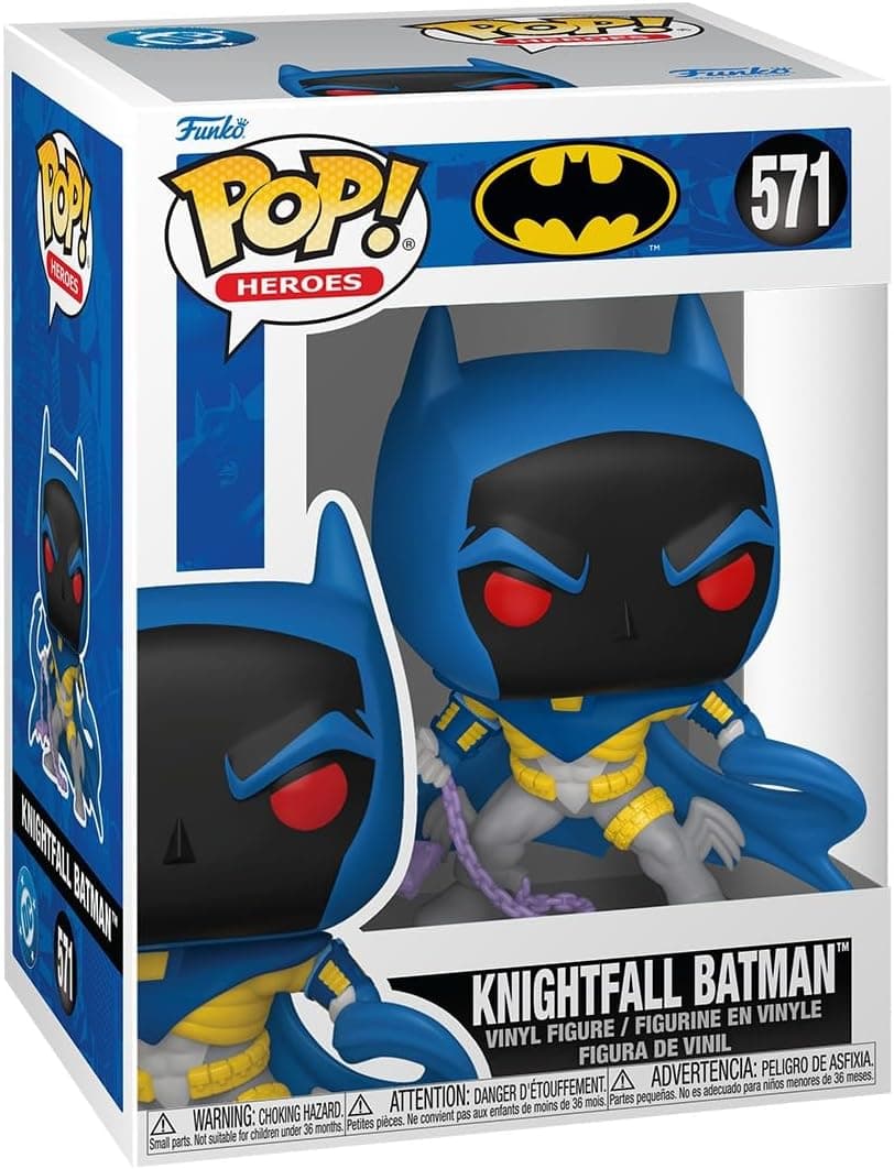 Funko Pop! Heroes: DC Thru Years - Knightfall Batman - (90's) - DC Comics- Figurine en Vinyle à Collectionner - Idée de Cadeau - Cartoon Fans