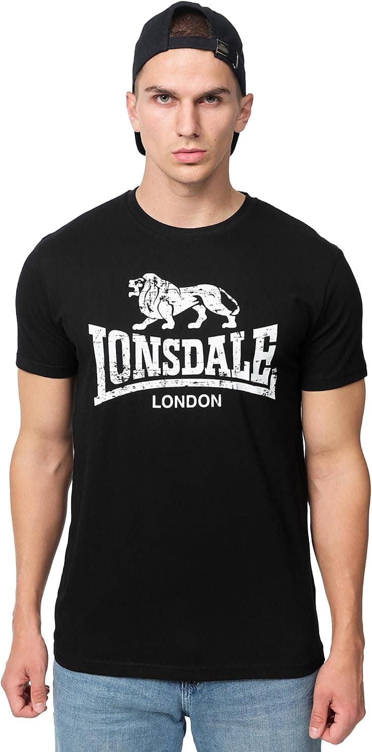 Lonsdale Silverhill T-Shirt Homme Coupe Normale Homme (Lot de 1)