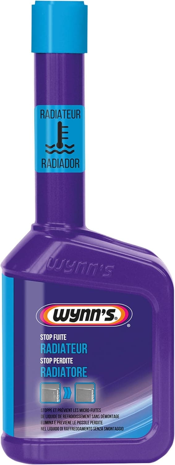 Wynn's Stop Fuite Radiateur Voiture et Liquide de Refroidissement - 325 ml | Colmate les Petites Fuites - Protège Contre la Corrosion - Compatible avec Tous les Liquides de Refroidissement