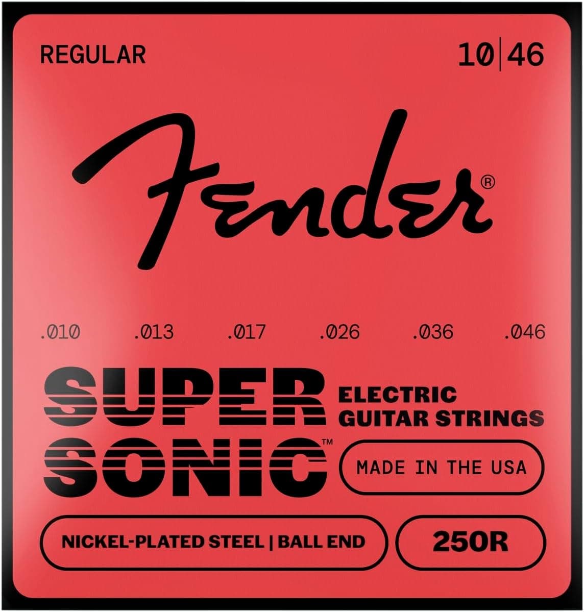 Fender Super 250 String Set - 250R (010/046) - Nickel-Plated Steel - Ball Ends