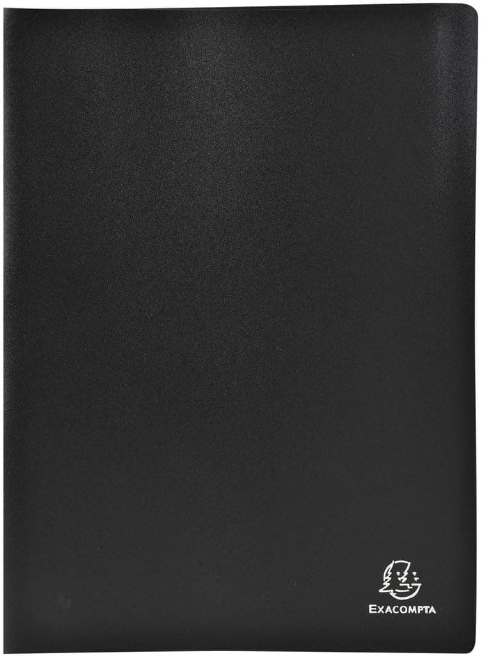 EXACOMPTA PORTE-VUES PP A4 80 VUES NOIR