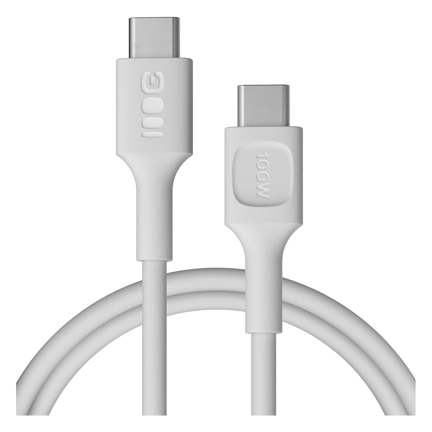 Green Cell PowerFlex Câble USB-C 100 W Charge rapide PD (blanc, 120)