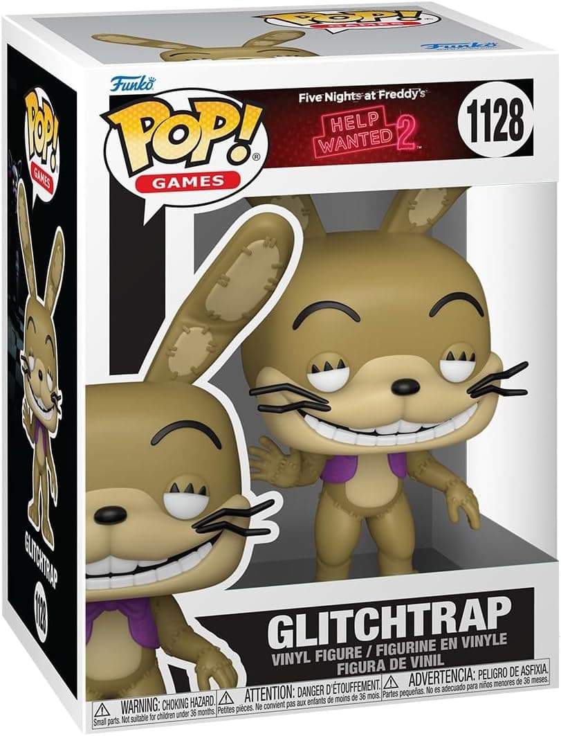 Funko Pop! Games: Five Nights at Freddy's: Help Wanted 2 - Glitchtrap | Goodies Officiels - Figurine Vinyle à Collectionner et Déco Étagère - Idée Cadeau Anniversaire pour Fans et Collectionneurs