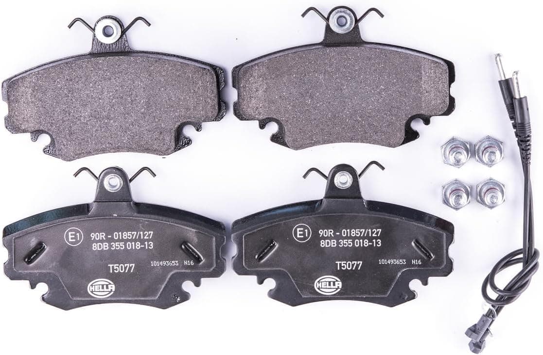 HELLA 8Db 355 018-131 Kit De Plaquettes De Frein, Frein À Disque - T5077