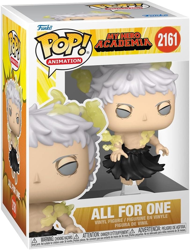Funko Pop! Animation: My Hero Academia (MHA) - All for One | Goodies Officiels - Figurine Vinyle à Collectionner et Déco Étagère - Idée Cadeau Anniversaire pour Fans et Collectionneurs