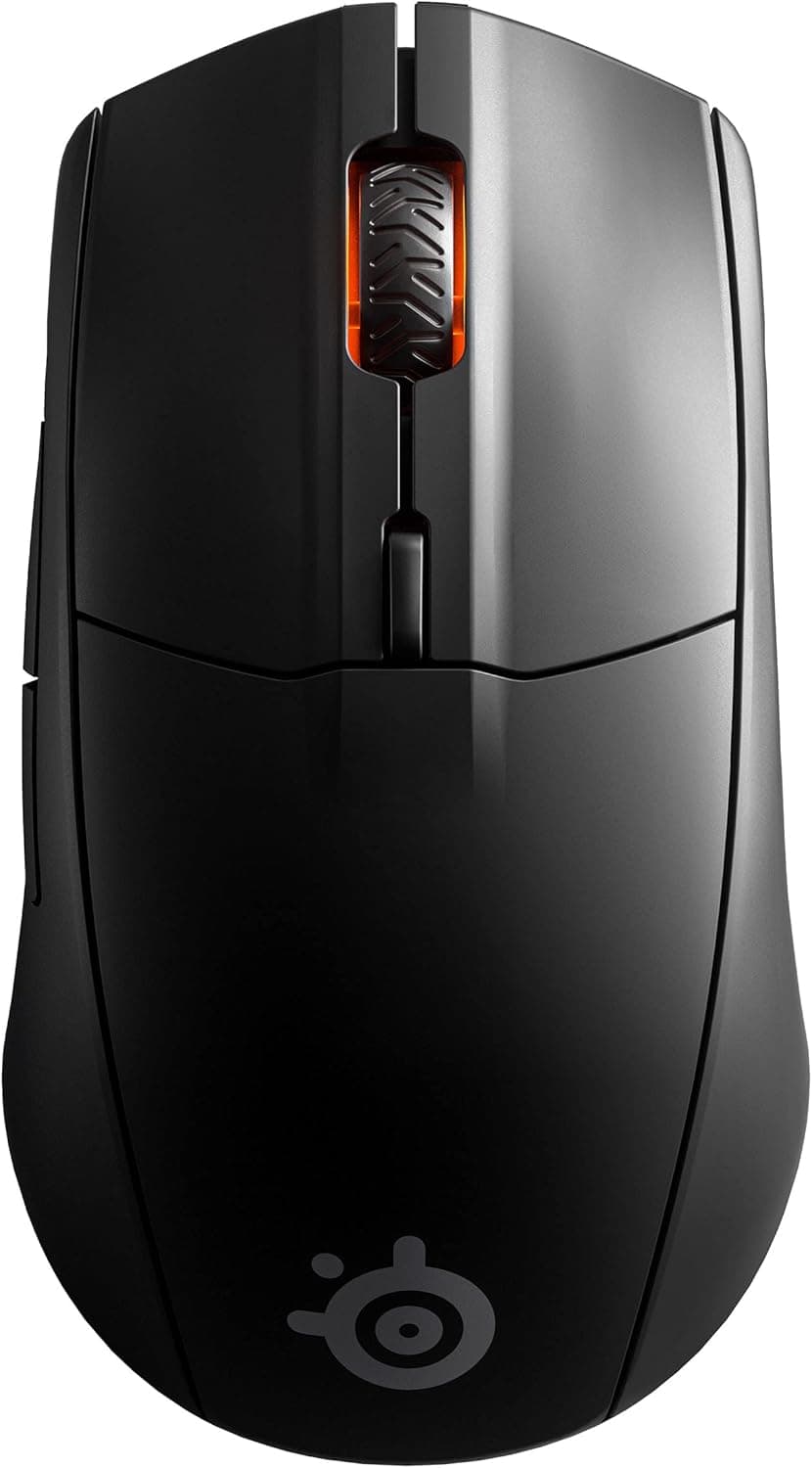 SteelSeries Rival 3 Wireless - Souris Gamer - Plus de 400 Heures d'autonomie - Dual Wireless 2,4 GHz et Bluetooth 5.0-60 Millions de clics Noir