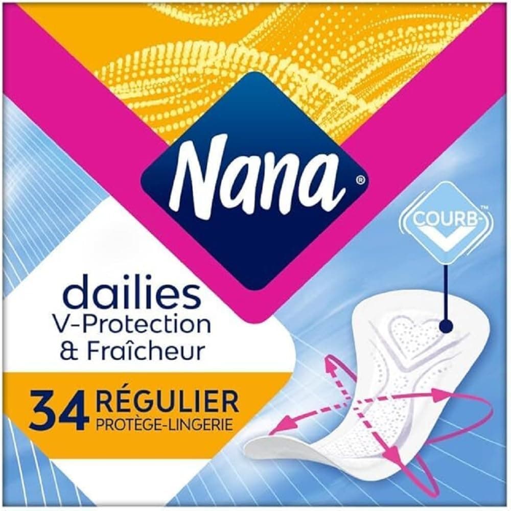 Nana Dailies Fraîcheur Protège-Lingerie Régulier - 34 Protège-Slips