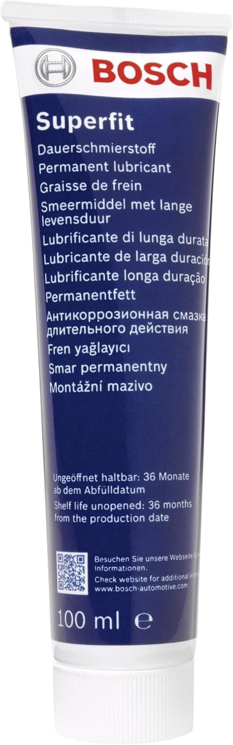 Bosch SF-100 - Graisse de montage Superfit - Lubrifiant pour freins à disque ou à tambour - tube de 100ml