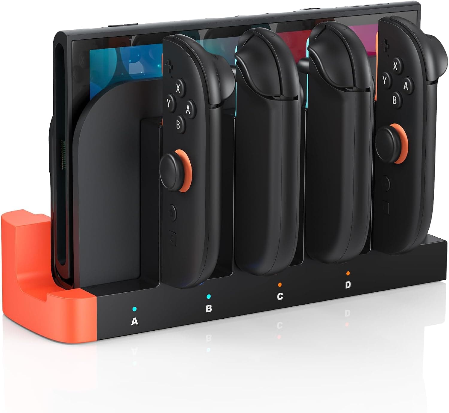 Chargeur Station pour Nintendo Switch 2 - sans Fil Joy-Con et Contrôleurs avec Indicateur de Charge LED, Charge Rapide, arrêt Automatique - Station de Chargement du Contrôleur Switch 2