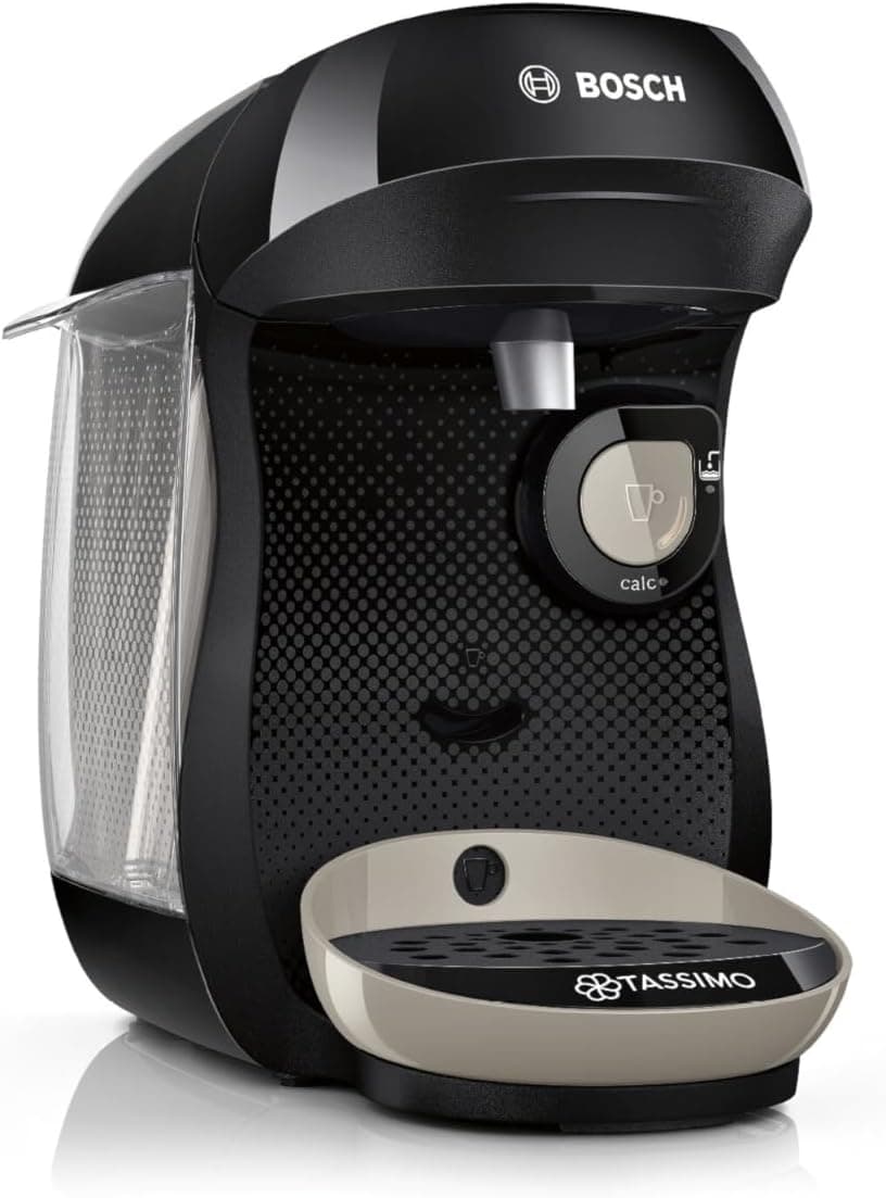 Machine a café - BOSCH - TAS109E - Tassimo Happy - 1400 W - 0,7 L - Creme/Noir
