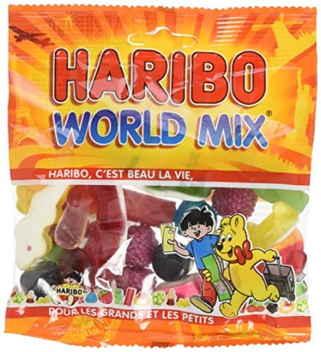 Haribo World Mix Bonbons gélifiés Sachet 120 g