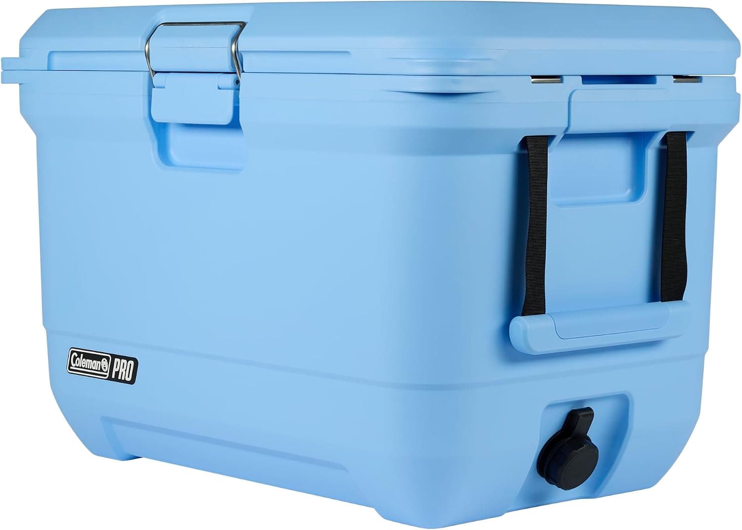 Coleman Pro Heavy-Duty Insulated Hard Cooler with Handles | Large Capacity | Keeps Ice for up to 4 Days | Full Foam Insulation | Large Durable Portable Cool Ice Box for Rugged Outdoor Use & Jobsites