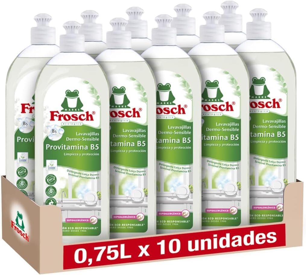 Frosch Lot de 10 lave-vaisselles hypoallergéniques écologiques