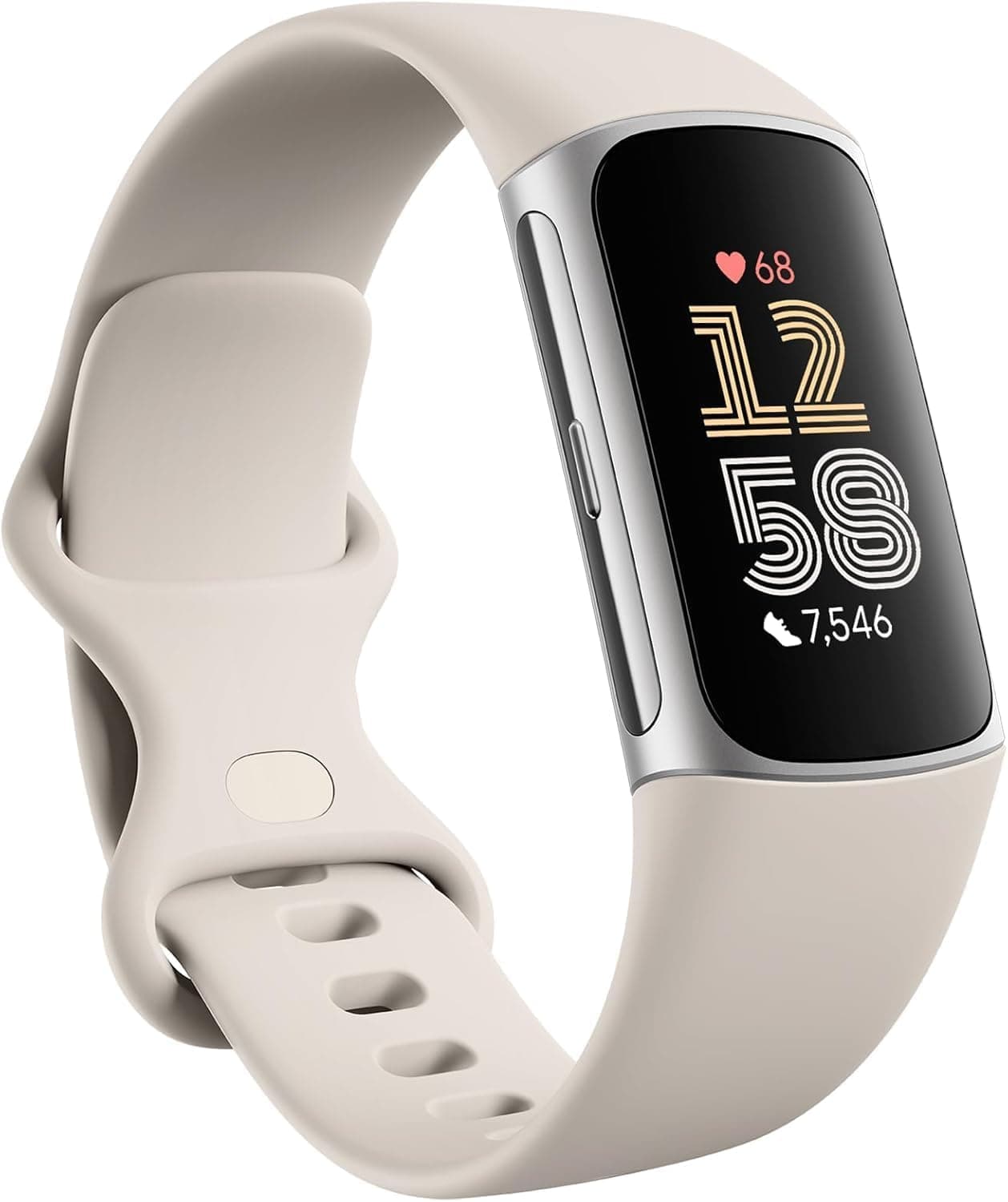 Fitbit Tracker d'activité Google Charge 6 avec abonnement Premium de 6 Mois Inclus, autonomie de la Batterie de 7 Jours et Google Wallet et Google Maps