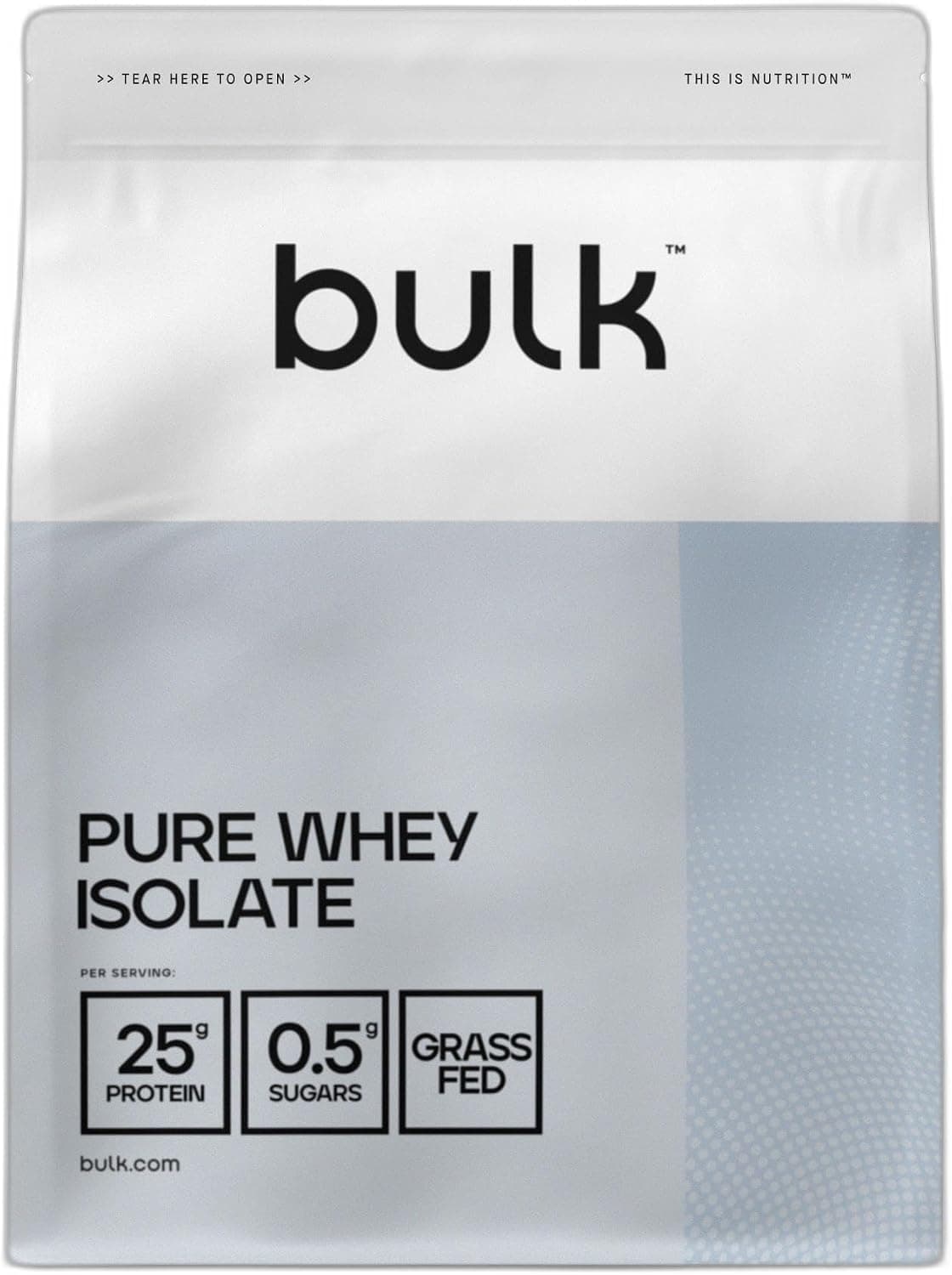 Bulk L'Isolat De Whey en Poudre, Protéine, Gout Caramel Salé, 1 kg