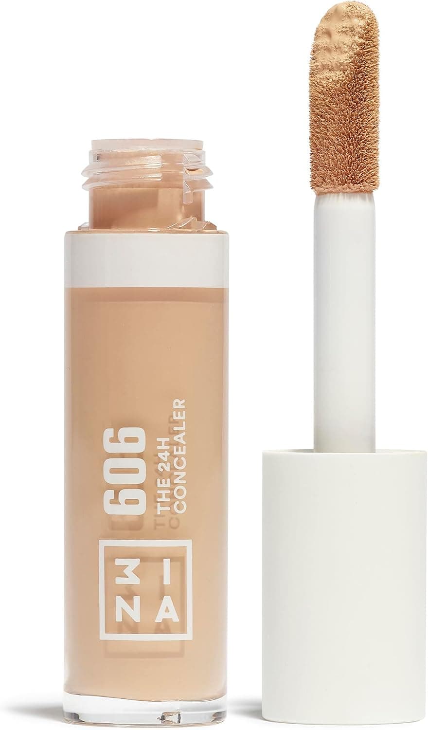 3INA MAKEUP - The 24H Concealer 606 - Corail clair - Couvrance moyenne à totale - Formule longue durée - Correcteur liquide pour les cernes et les imperfections - Vegan - Cruelty Free