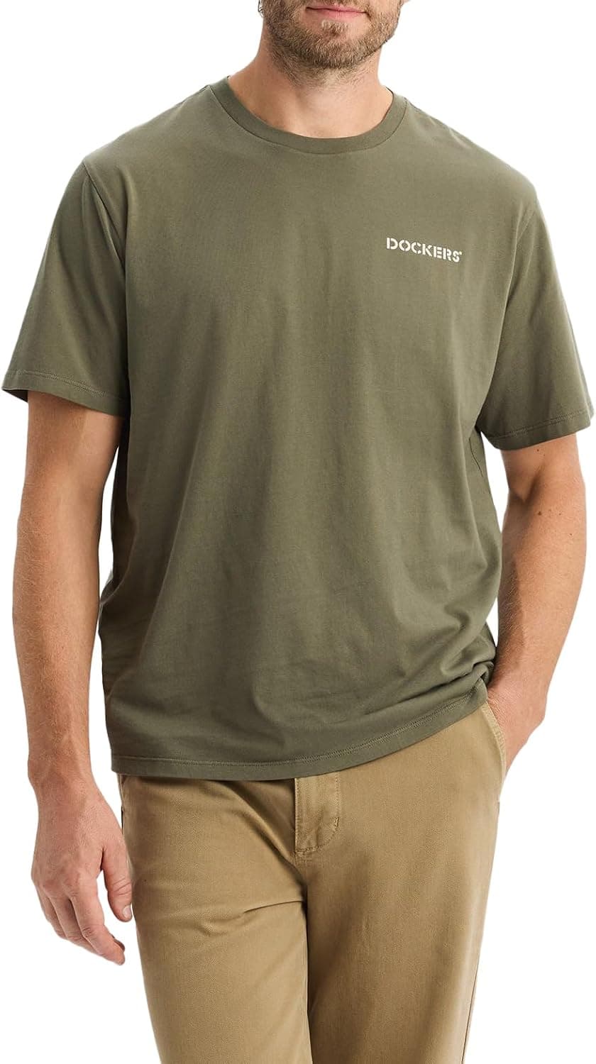 Dockers Graphic Tee Regular Fit T-Shirt Homme (Lot de 1)