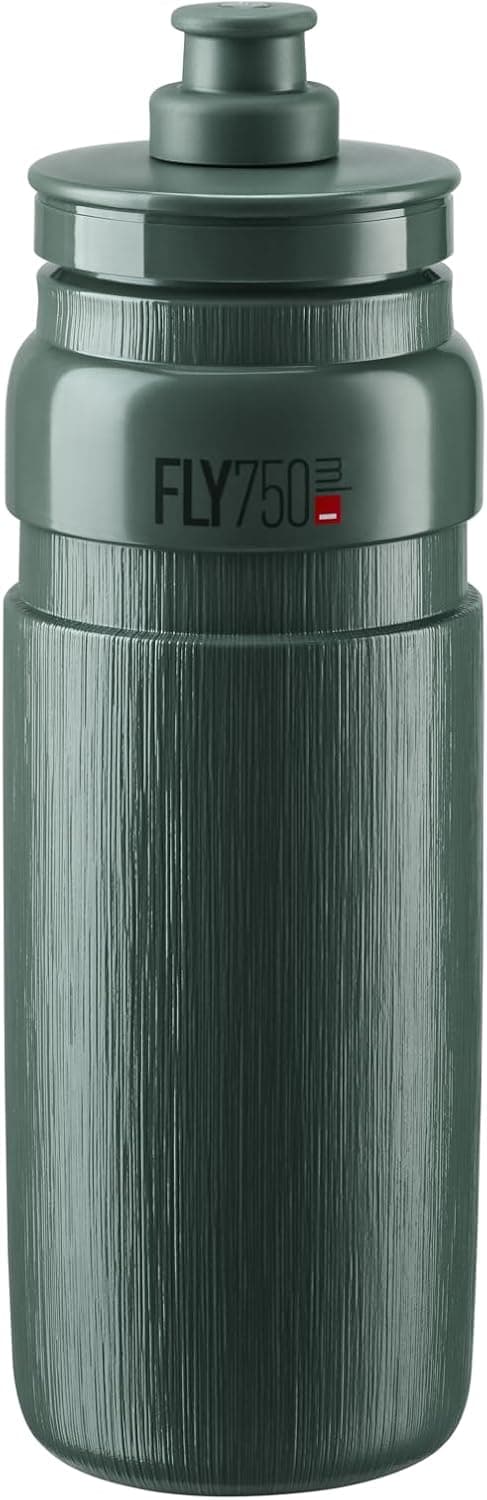 ELITE Fly Tex Bidon Cyclisme 750ml Opale – Gourde Vélo Ultraléger Sans BPA Texture TEX – Pour Route VTT Gravel
