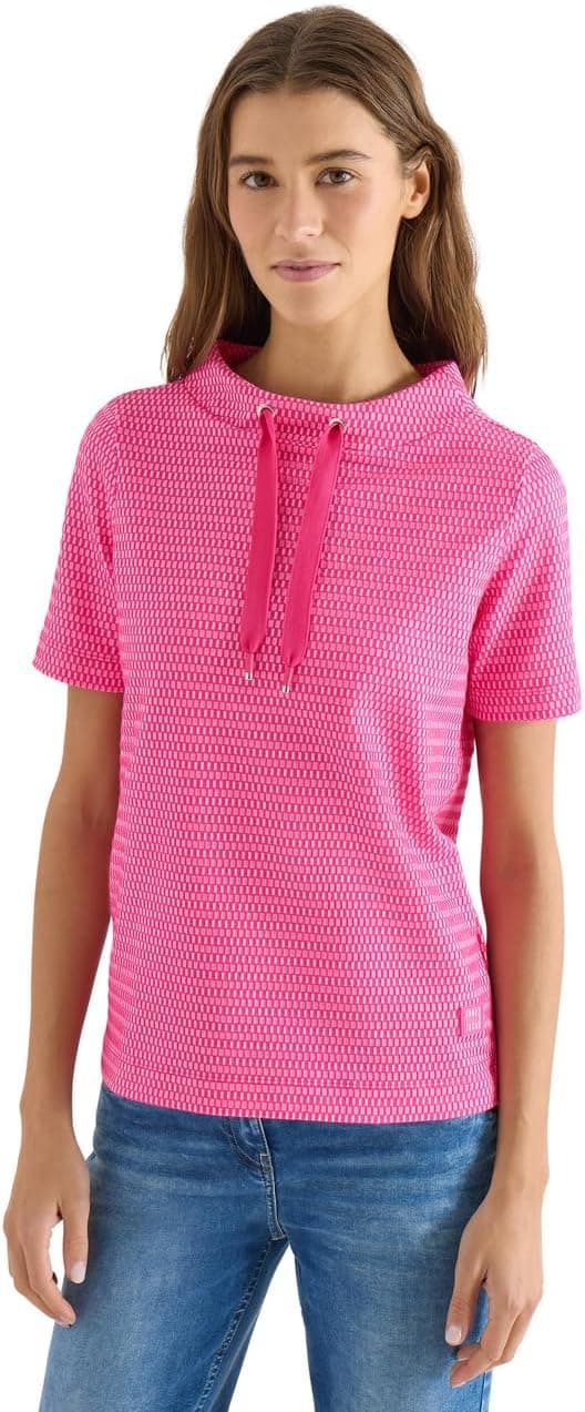 Cecil 3230810 T-Shirt à Deux Tons Femme (Lot de 1)