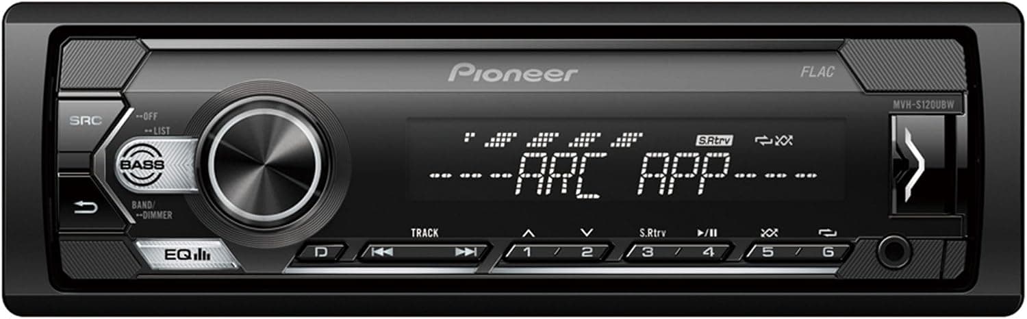 Pioneer Autoradio, Noir, Single Din