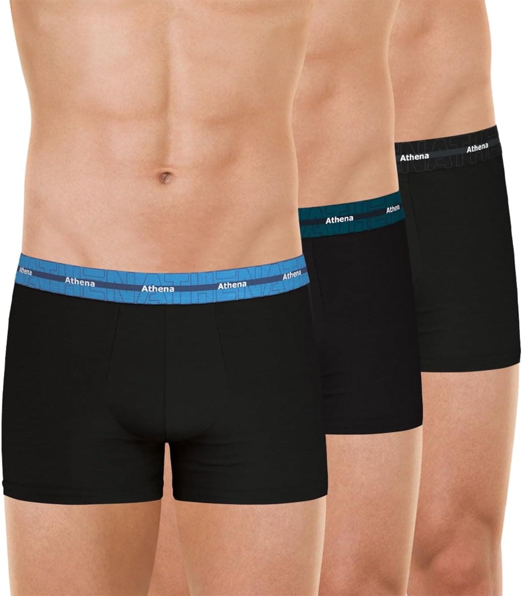 Athena - Lot de 3 Boxers Homme Full Stretch