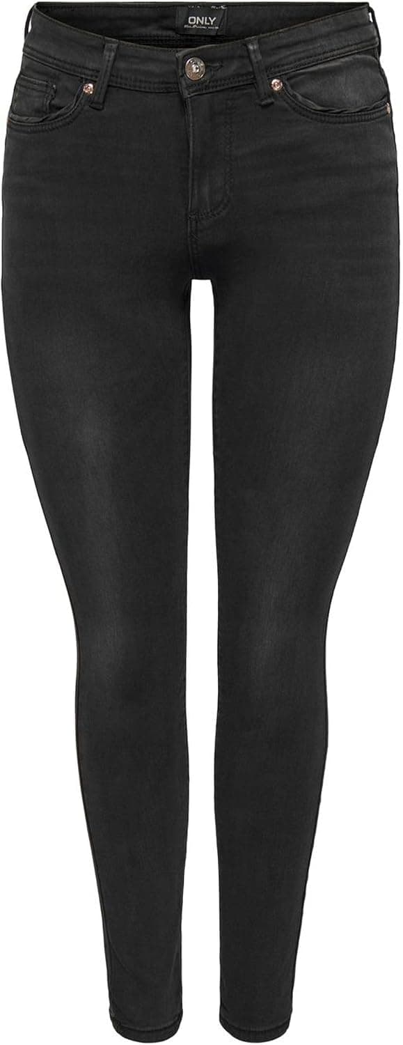 ONLY Jean Skinny ONLWAUW Taille Moyenne Skinny Fit Jeans