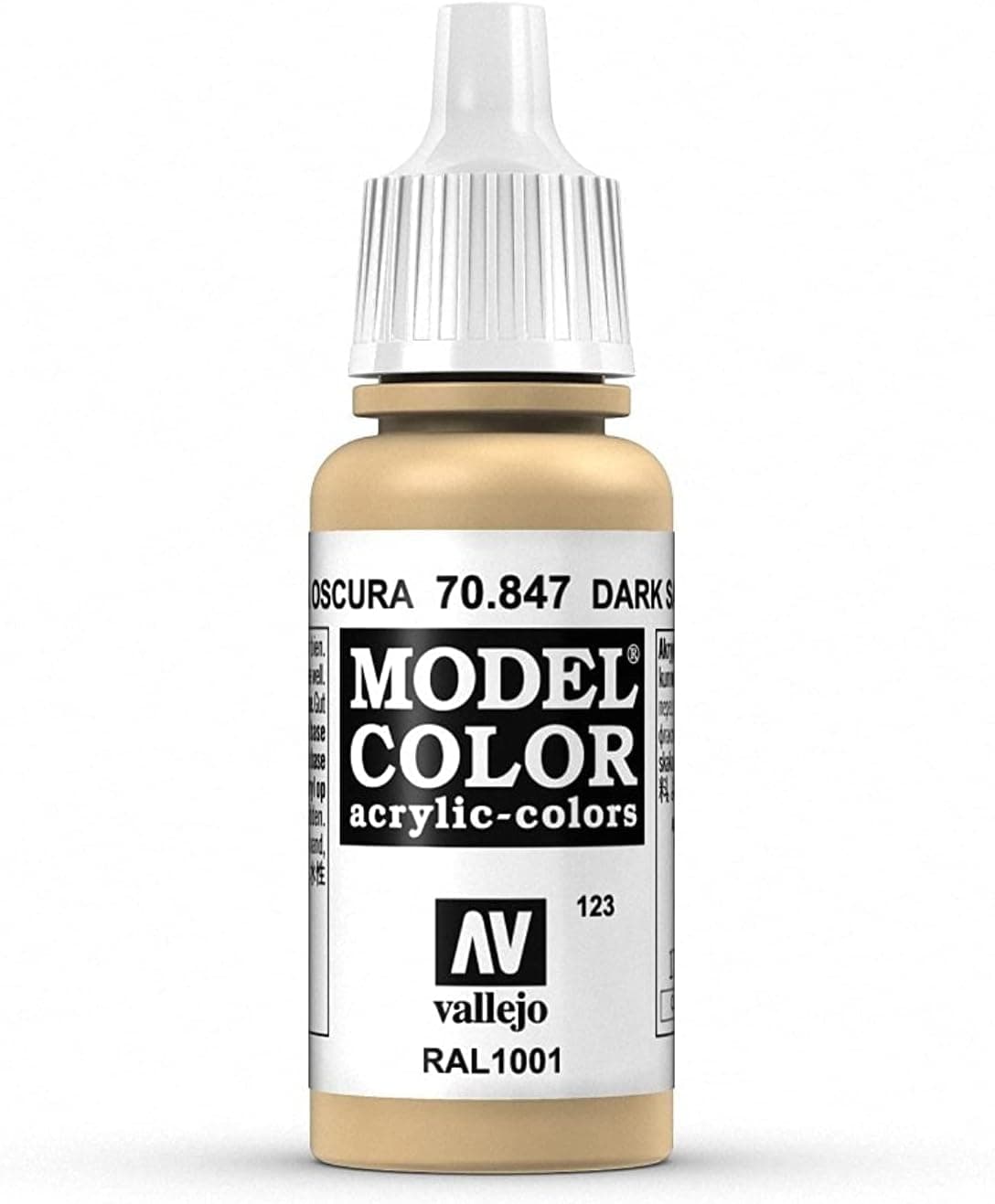 Vallejo Peinture acrylique pour modélisme 17 ml sable foncé