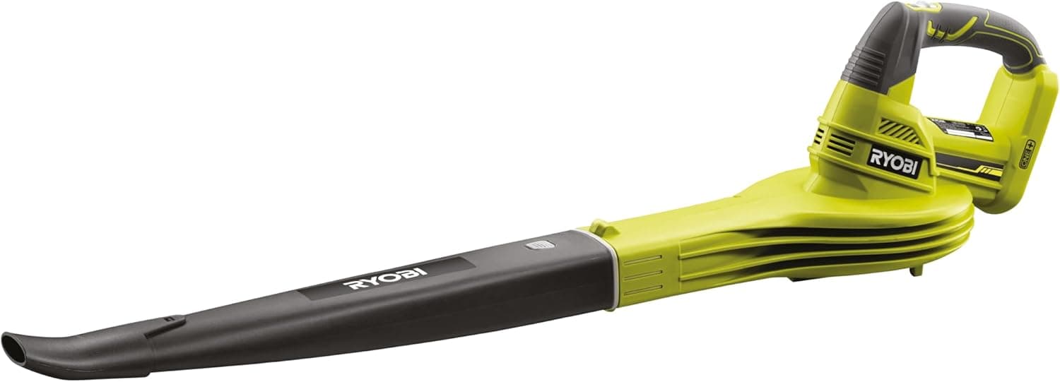 RYOBI - Souffleur sans Fil 18V One+ OBL1820S – Vitesse 245km/h, Léger, Compact, Feuille seche et débris léger, Idéal pour Terrasse, Allées et Jardin – Batterie Non Incluse