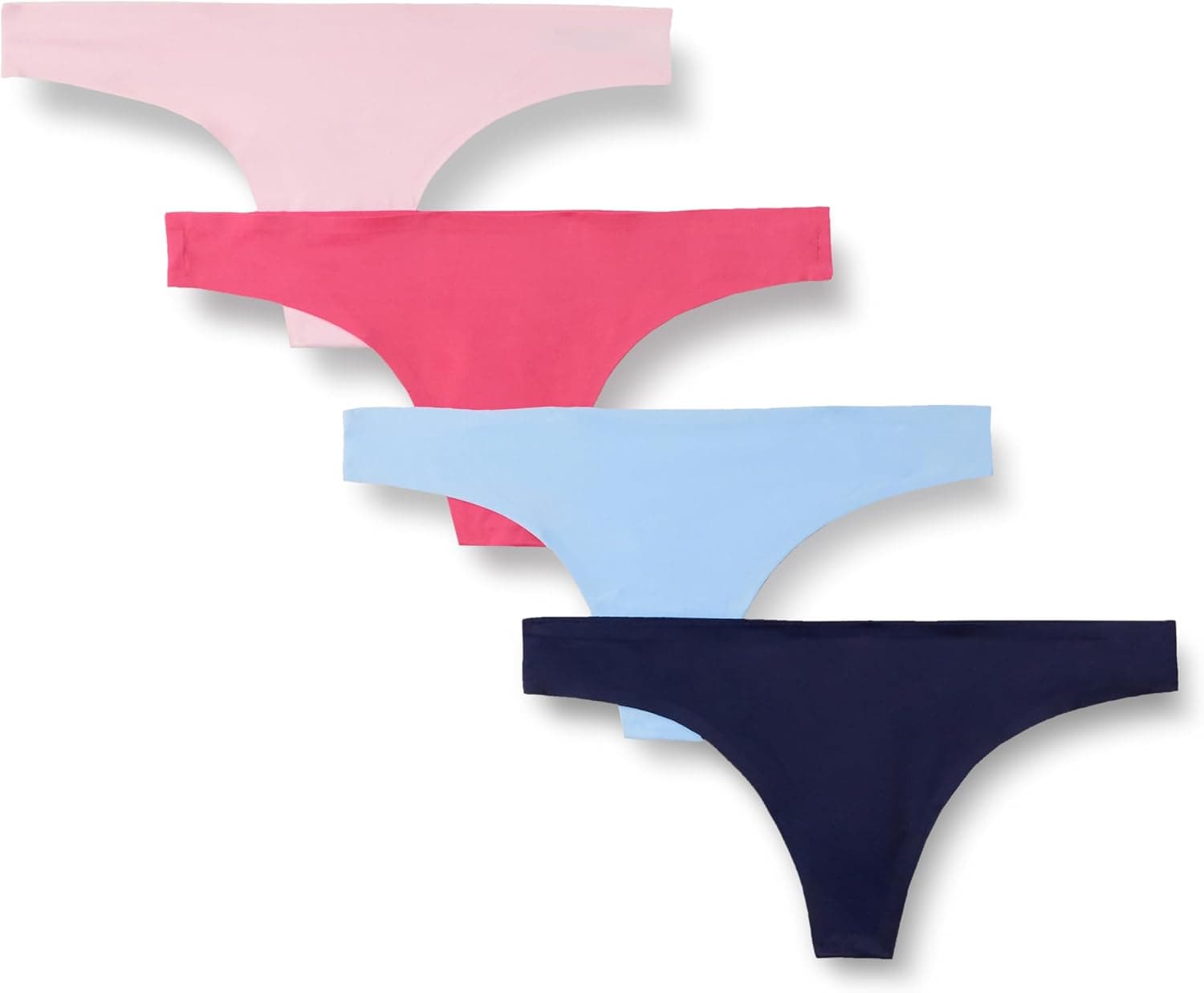 Amazon Essentials Femme Sous-Vêtements pour Femme Respirants sans Couture, String, Stretch Collé