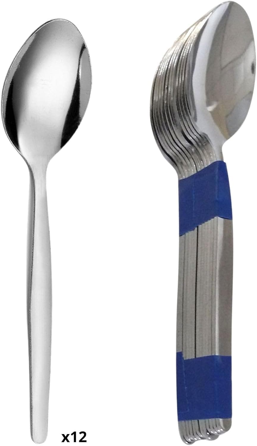 PRADEL ESSENTIEL - 12 cuillères à café - Baltics - Acier inoxydable 18/0, Finition Standard - Longueur 136 mm