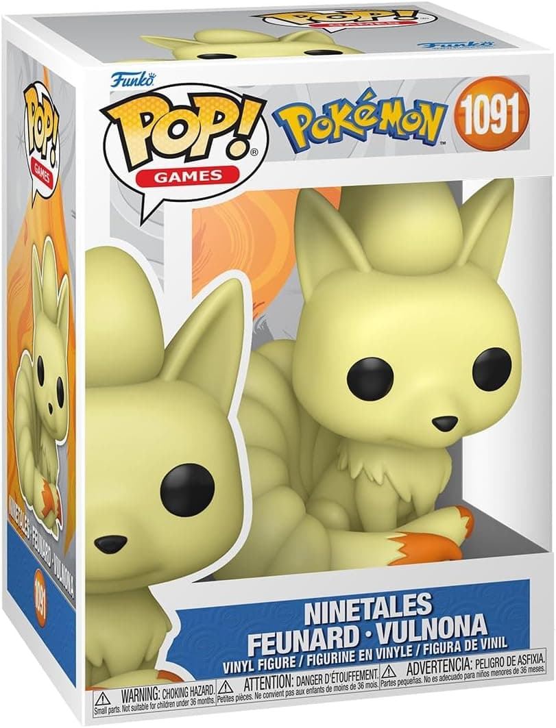 Funko Pop! Games: Pokemon - Ninetails - Ninetales - Figurine en Vinyle à Collectionner - Idée de Cadeau - Produits Officiels - Games Fans