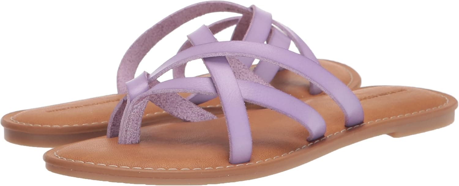 Amazon Essentials Femme Claquettes Plates à Lanières