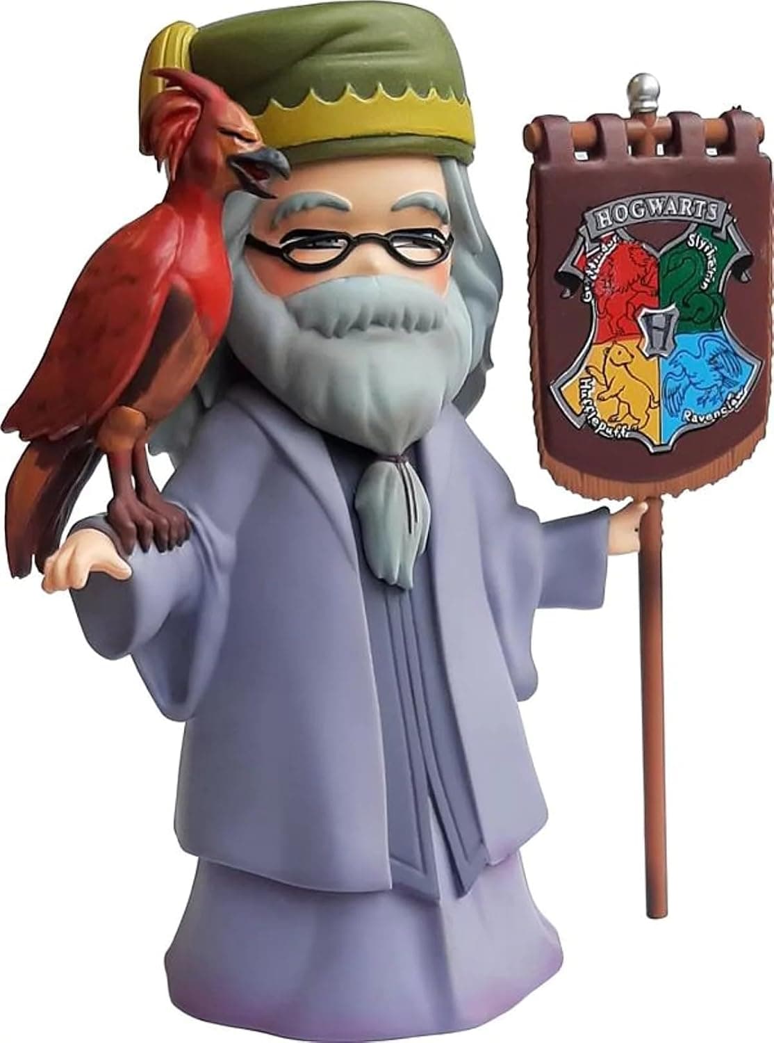 Plastoy Harry Potter Figurine Chibi Albus Dumbledore et Fumseck - Plastique - 15 cm