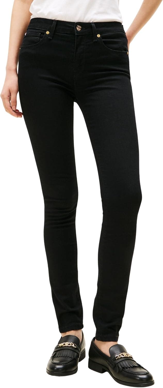 Tommy Hilfiger Jean Femme Como Skinny Taille Mi-Haute